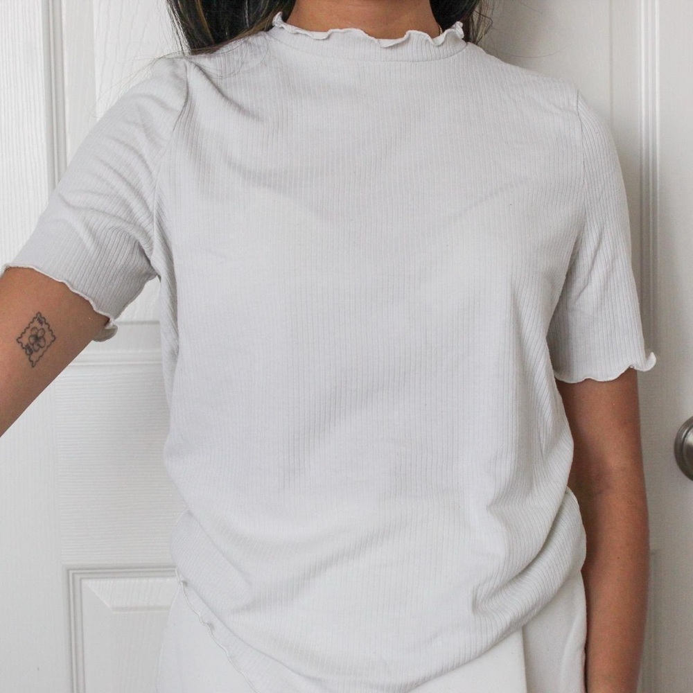 Vero Moda White Short Sleeve Top